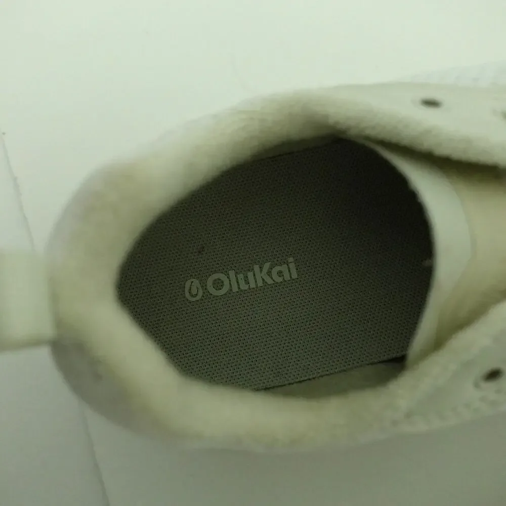 Olukai Anau White Cream Comfort Pickleball Court Sneakers Women's 10 / Men's 8.5 - Picture 7 of 10